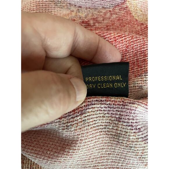 Vtg Silversilk Shirt Cardigan Sweater Mens 3XL Retro Mod Abstract Art To Wear - Picture 11 of 12